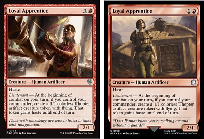 1x - Loyal Apprentice - [SELECT] - Various Sets - UC NM MTG