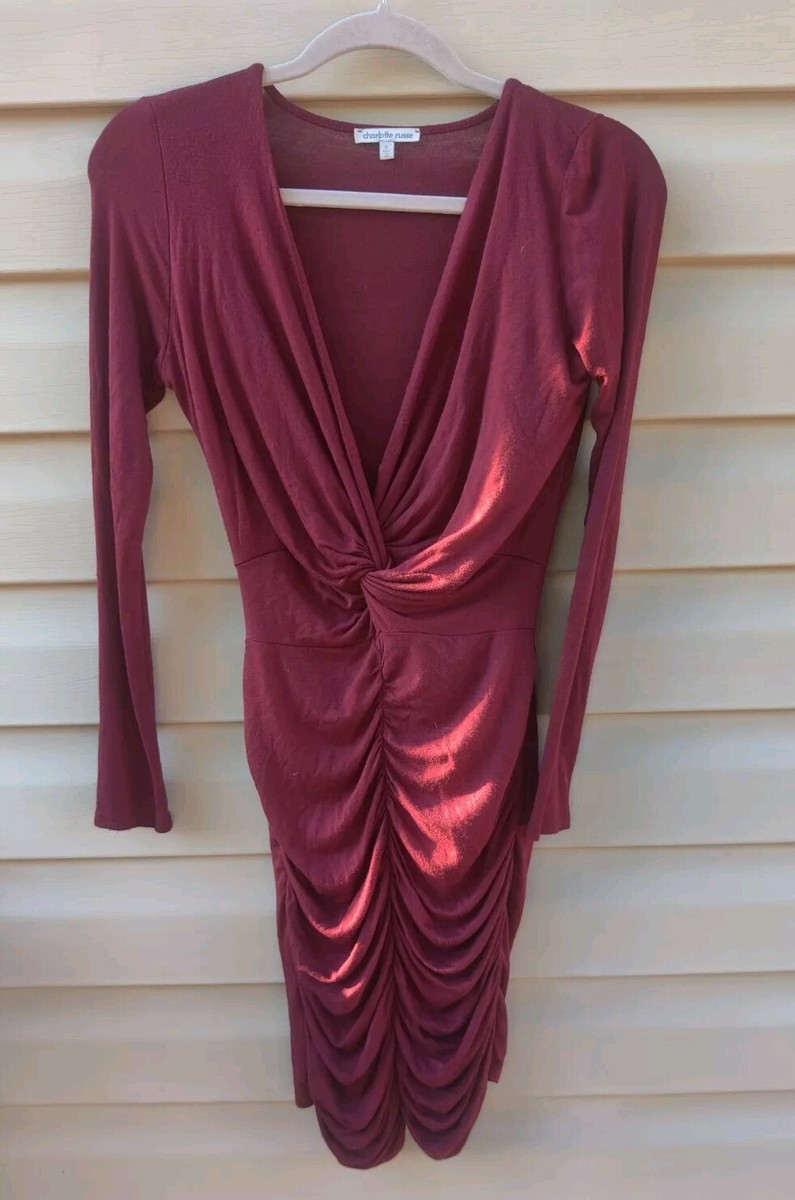 charlotte russe burgundy dress Lace Maxi Tube Dress – Charlotte Russe main image 0