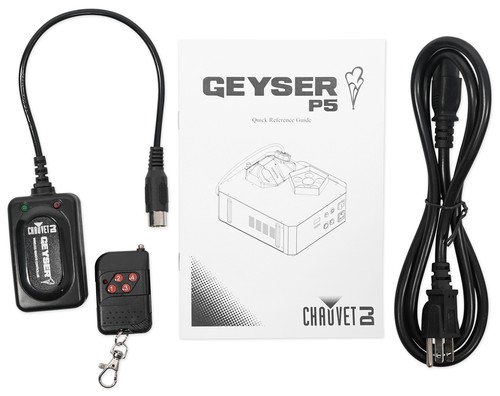 Chauvet DJ GEYSER P5 Fog Machine Fogger, RGBA+UV LED+384 Ch DMX Controller - Picture 5 of 11