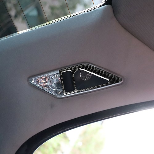 Real Carbon Fiber Inner Rear Reading Light Trim For BMW 3 Series E46 1998-2005 - Picture 3 of 8