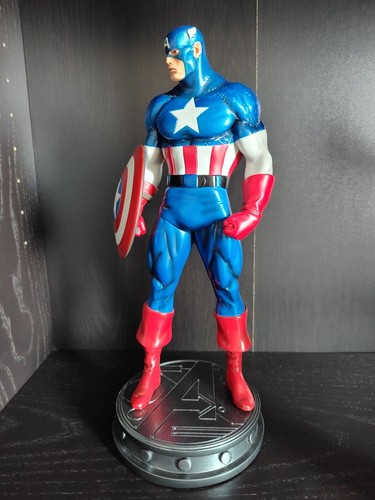 STATUA MARVEL-CAPTAIN AMERICA AVENGERS VERSION - RANDY BOWEN DESIGNS-LIMITED - Foto 9 di 19