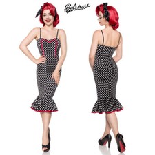 Robe Femme Fourreau Style Vintage Rétro Années '50 Crayon Pois Belsira 50082 XL