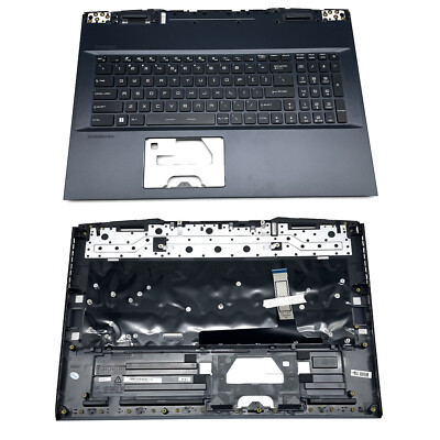New For MSI GE76 GP7610UE 11UE 11UH 11UG Palmrest Colorful Backlit Keyboard Blue