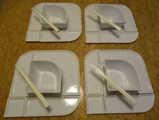 Mikasa Karim Rashid Sushi Set UFO White ~ FOUR (4) Sets ~ 8 Pc Each Set