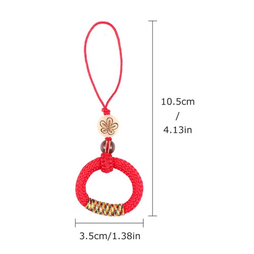 Handgewebter Ring Lanyard Kreatives Anti-Lost-Telefonhänge-Seilgurt - Zdjęcie 11 z 12