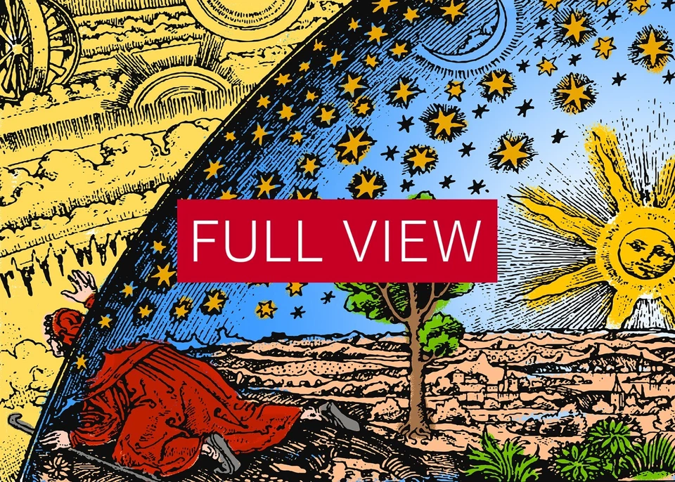 Vintage alchemy print: Camille Flammarion, L'atmosphere 1888 — vintage astronomy - Image 3 of 4