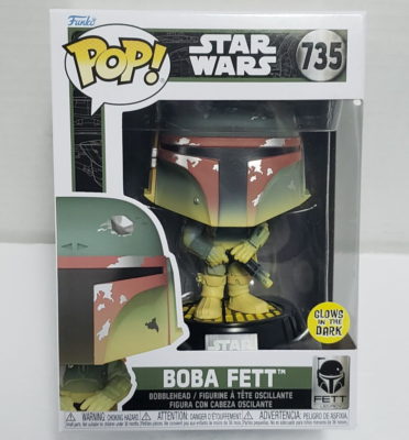 BOBA FETT - Star Wars Fett Legacy Funko POP! #735 GITD Collectible