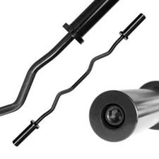 Strength Shop EZ Olympic Curl Bar - Black E-Coat (Bicep, Tricep, Curl Bar)
