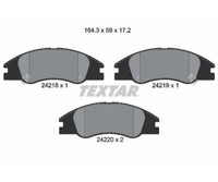 Bremsbelagsatz, Scheibenbremse Textar 2421801 FüR Kia Cerato