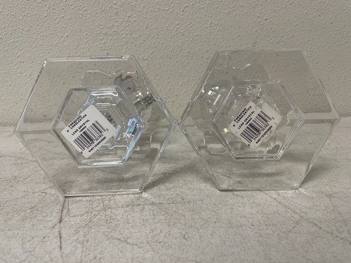 Pair of Waterford 6" Paradisio Pattern Candlesticks Candle Holders - Picture 5 of 7