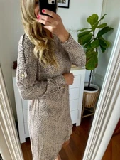 Zimmermann Spotted Belt Shift Dress Size 0