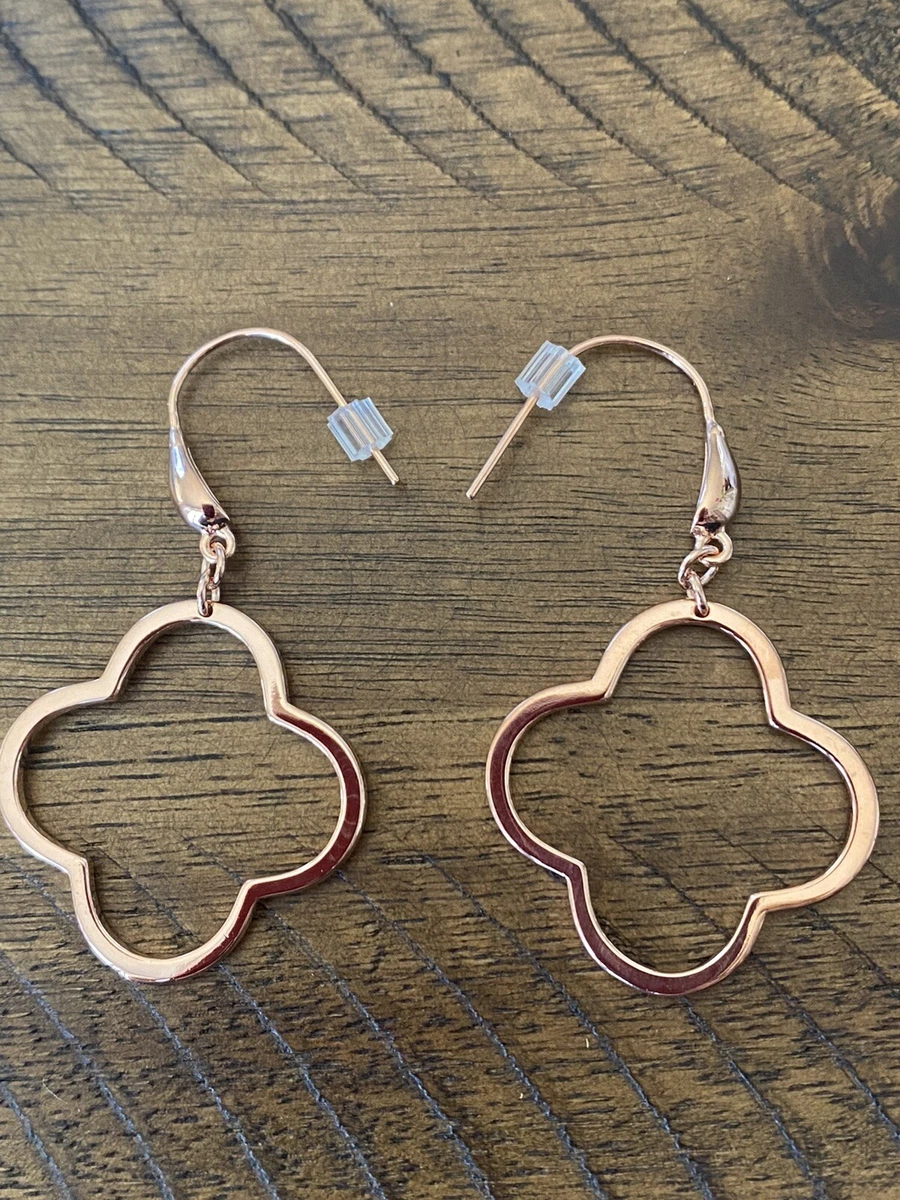 Rivka friedman polished clover hook earrings sale