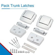 Chrome Pack Trunk Latches For Harley Touring Electra/Street Glide Road King