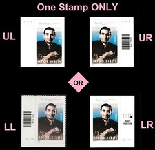 US 3669 Irving Berlin 37c plate single MNH 2002