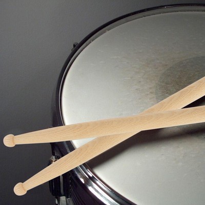 1 Paar Percussion Instrument Mallet Trommel Fuß Pedal 7A Trommel Sticks