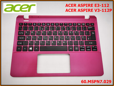 60.MSPN7.029 V3-112P E3-112 Acer Aspire UK Keyboard Tastaturen TOP Case KB