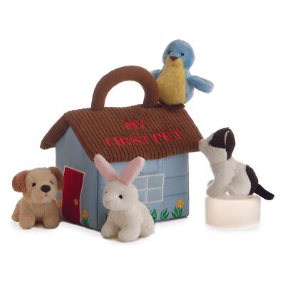 ebba Baby Talk 6'' My First Pet II Plush Stuffed Animal Playset