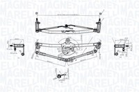 Wischerantrieb Audi A3, Seat Leon, Toledo Ii, Skoda Octavia I, VW Bora, Golf IV