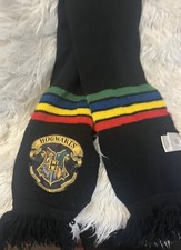 Hogwarts Crest Striped Scarf, Harry Potter, Wizarding World, CultureFly Winter