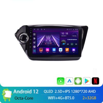 9''2+32 Android 12 Car Stereo Radio for Kia RIO 3 2010~18 GPS NAV DSP IPS Carplay