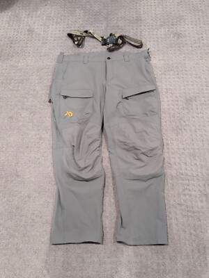 First Lite Corrugate Foundry Pants 42/33 Ash Gray Excellent Free