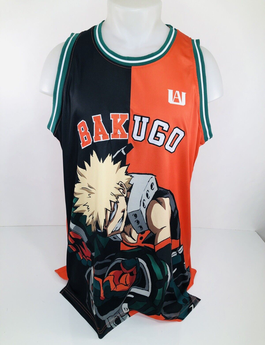 MY HERO ACADEMIA / HOT TOPIC / BAKUGO Mens Lg. Jersey - EXCELLENT