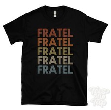 FRATEL REPEATED RETRO STYLE T-SHIRT mens & womens novelty cool name gift