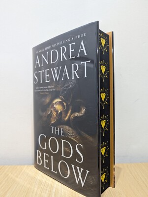 Signed-Numbered-1st Edition-The Gods Below by Andrea Stewart-Sprayed Edge-New