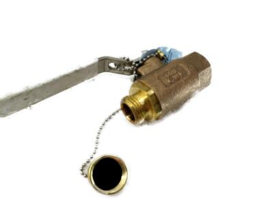 Apollo Bronze 2 Piece Ball Valve with Hose Thread 3/4 70LF-104-HC FREE FAST SHIP