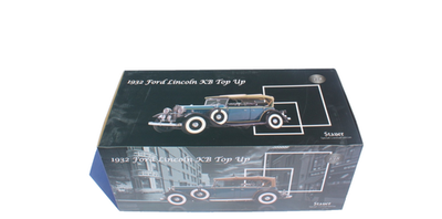 No454ミニカー1/18箱ありSun Star 1932 Lincoln KB Sun Star 1932 Ford Lincoln KB Top Up 1:18 Die Cast Blue Stauer