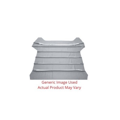 Headliner For 1964-64 Pontiac Catalina Sedan 2-DR Vinyl Silver Front Rear 2 pcs