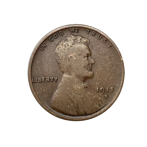 1915-D Lincoln Wheat Penny Cent - G/VG Good or Better Very Nice