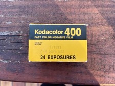 Kodak Kodacolor 400 Fast Color Negative Film 36 Exposures CG 135-24 Expired 1981