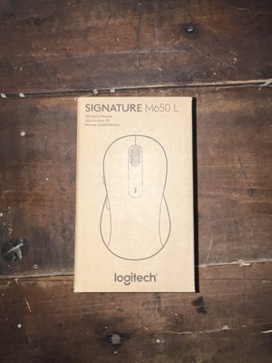 Never Used Black Logitech Signature M650 L Wireless Mouse