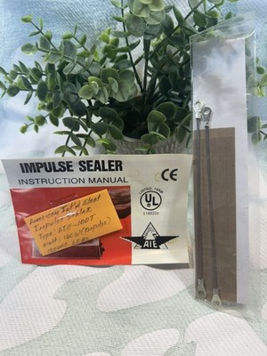 AIE Impulse Sealer Heating Element Strip Replacement 5  w/ Manual UL Listed