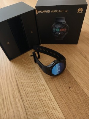 Huawei Watch GT 2e 46mm Edelstahlgehäuse mit Sport Band Smartwatch - Schwarz...