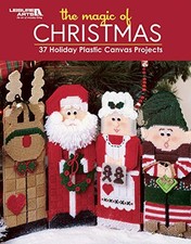 THE MAGIC OF CHRISTMAS: 37 HOLIDAY PLASTIC CANVAS PROJECT By Leisure Arts Mint 