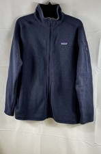 Patagonia Men's Better Sweater Full Zip Fleece Jacket Navy Blue Size XL