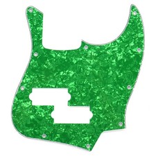 4Ply Jazz Bass Pickguard Precision Bass Pickup Hole Bass Pickguard Green Pearl