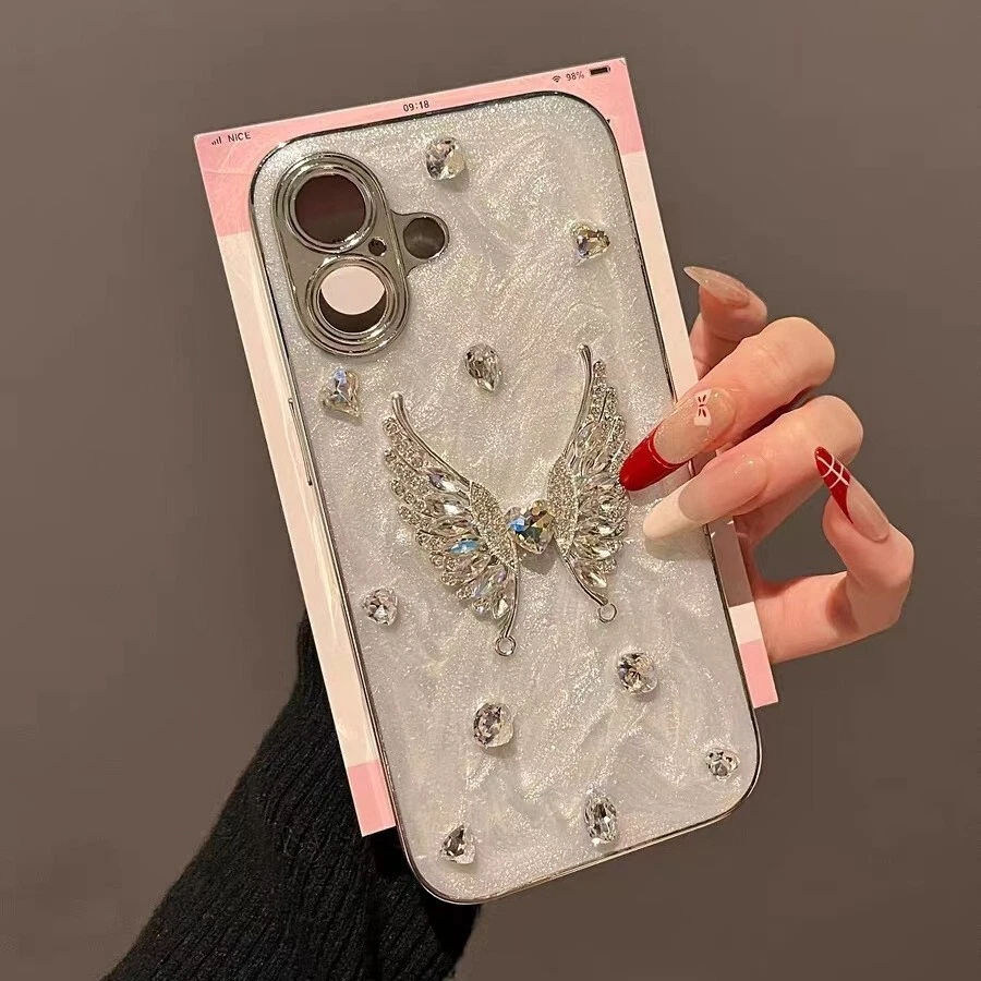 Angel Wings Phone Case Cover For Apple iPhone 16 15 Pro Max 14 13 12 11 8 7XR XS - Image 2 of 4