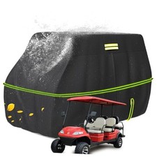 4/Golf Cart Cover, 100 600D Waterproof, Universal Fits Most 6 Passenger