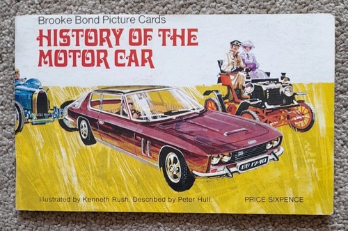 Brooke Bond Tea Cards "History of the Motor Car" Full Set 50 Official Album 1968
