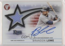2022 Topps Pristine Slice of the Star Relics Brandon Lowe #SSAR-BL Auto ni4
