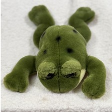 A  A Aurora Plush Stuffed Frog Vintage