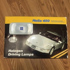 New Hella 450 Vintage Fog Lights Halogen