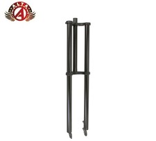 ALTA 30″ Adjustable Triple Tree Fork 1-1/8″ Threadless, Disc-Brake Ready, Black.