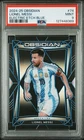 127448389 Lionel Messi 2024 Panini Obsidian #74 Electric Etch Blue /20 PSA 9