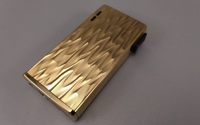 Fully working condition, ARCADE, battery lighter, gold engraving