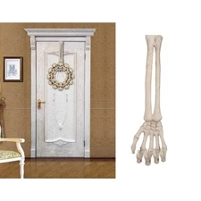 Skeleton Hand Wreath Hanger Hook for Halloween Front Door Decoration 11"