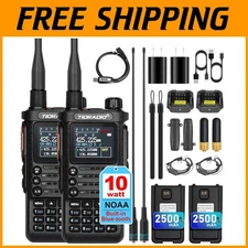 High Power TD-H8 Handheld Ham Radio Kit - 10W, Long Range, & Bluetooth Enabled